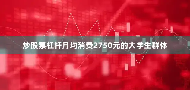 炒股票杠杆月均消费2750元的大学生群体