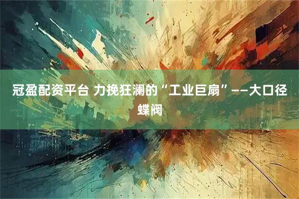 冠盈配资平台 力挽狂澜的“工业巨扇”——大口径蝶阀